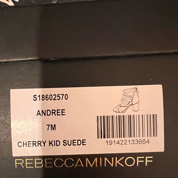 Rebecca Minkoff Red & Pink Block Heel - Picture 7 of 7